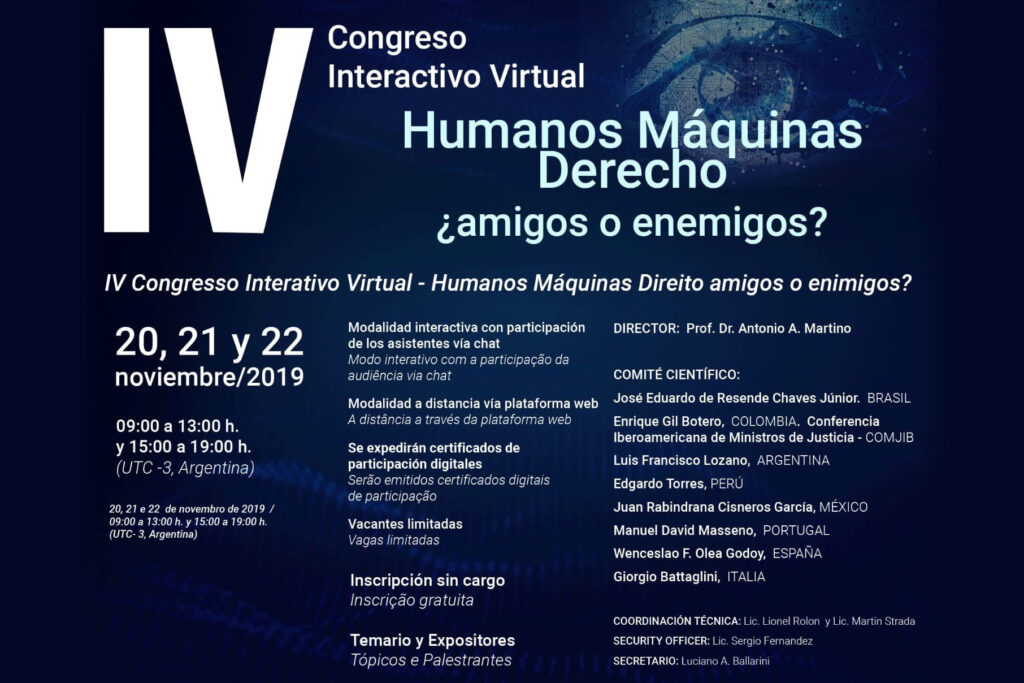 OJD-Funglode participa en IV Congreso Interactivo Virtual E-Justicia Latinoamérica