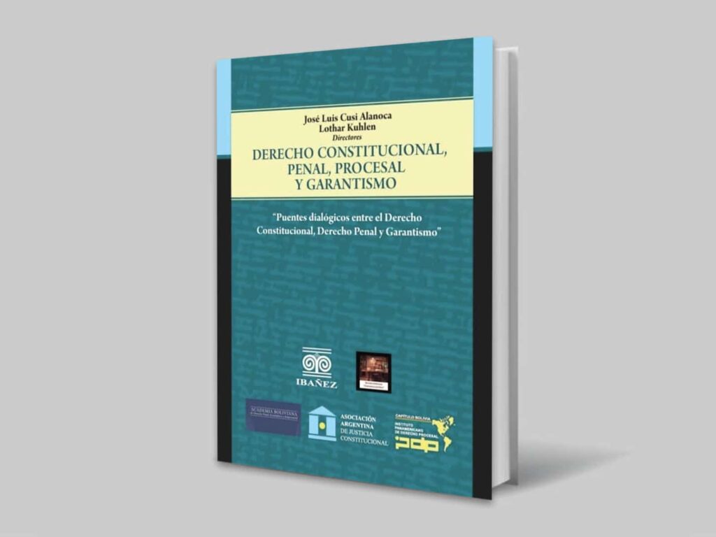 Publicación Libro colectivo Derecho Constitucional, Penal, Procesal y Garantismo (OJD)